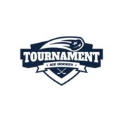 Tournament Ice Hockey logo template 02